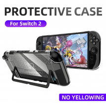 Custodia protettiva per Nintendo Switch 2 Cover protettiva in TPU con motivo diamante con staffa Custodia portatile Accessori
