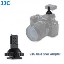 JJC 1/4" Thread Cold Shoe Adapter Mount  For DJI Mic/Mic 2 Compatible with DJI  Microphone Receiver Metal Camera Cage Tripods