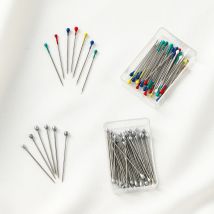 Colorful Positioning Pins for Clothing Scarf Hijab Pins with Storage Box Lightweight Brooch Scarf Buckle Hijab Accessories