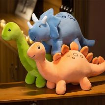 Niedliche Triceratops-Dinosaurier-Kuscheltier-Plüschtiere in 3 Größen, superweiche gefüllte Dinosaurier für die Kinderkollektion, waschbar