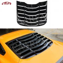 ABS glänzend schwarz Auto Heckscheibe dekorieren Lamellen für Ford Mustang 2015–2020 Auto Air Outlet
