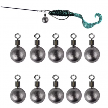 10 pz/lotto Pesi Da Pesca Piombini 3.5g 5g 7g 10g 14g 20g Piombo Da Pesca Alla Carpa Attrezzatura Da Pesca Accessori