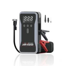 Avviatore di emergenza per auto 4 in 1 1000A Avviatore di emergenza per auto portatile Pompa ad aria 150PSI Booster batteria 12V per benzina da 8,0 litri e diesel da 6,0 litri