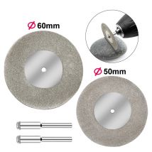 Diamond Cutting Disc Wheels Rotary Tool Circular Saw Blade for Dremel Mini Drill Mandrel Cutoff Wood Stone Plastic Glass Tile