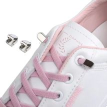 1 paio di lacci per scarpe senza cravatta lacci elastici scarpe da ginnastica per il tempo libero all'aperto lacci per scarpe piatte di sicurezza rapida lacci pigri unisex per bambini e adulti