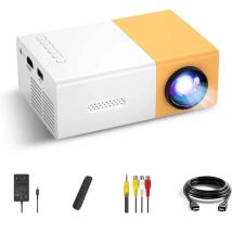 SALANGE Portable Mini Projector 600 Lumens LCD HDMI-Compatible Built-in Speakers Small for Home Outdoor Display Kids Gift 320P
