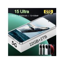 Hot New 15 Ultra Original 7.3inch Cellphones 8000mAh Cell Phone 5G Dual SIM Smartphone Android 14 Global Version Mobile Phones