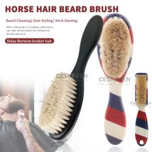 Neue Professionelle Barber Rasieren Bart Pinsel Entfernung Hals Abstauben Pferd Haar Pinsel Gesicht Schnurrbart Salon Reinigung Styling Werkzeuge