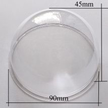 3,5 Zoll härtende Acryl Dome Indoor/Outdoor CCTV Ersatz Klare Kamera Dome Gehäuse Abdeckung Für Hikvision dahua
