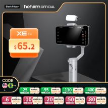 Hohem istady XE Kit Smartphone Gimbal stabilizzatore portatile a 3 assi telefono Selfie Stick treppiede con luce di riempimento magnetica riprese Video