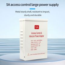 Trasformatore di alimentazione per controllo accessi antipioggia DC 12V-15V 5A Sistema porta Ritardo 0-15s Adattatore per blocco riconoscimento facciale