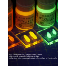 Model Paint Pigment Coloring Fluorescence Luminescence Hand Painting Pen Coating High Cover Saturation UV Light Is Required SM