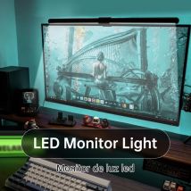 Monitor Lichter Bar mit Fernbedienung gebogen RGB Bildschirm hängen Licht Dimmen Schreibtisch lampe für die Arbeit Laptop Computer LED-Licht