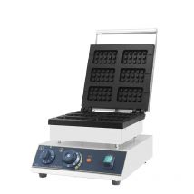 Commercial 6pcs lolly stick waffle maker popsicle shape waffle iron baker square shape waffle machine iron plate cake oven