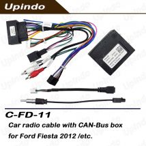 Car Radio stereo CANBus Cable Android Head Unit Power Wiring Harness Socket Connector CAN Bus Decoder for Ford Fiesta 2012