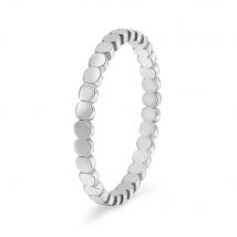 Koreanischer Mode-Edelstahl-Ring mit facettiertem Rundschliff, minimalistisch, elegant, Damenschmuck, Alltagskleidung, 2025, Geschenk