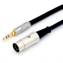 HIFI 90 Grad rechtwinklig 3,5 mm Mini Stereo TRS zu MIDI 5-polige DIN-Kabel Mini TRS Audio-Buchsen MIDI-Tastatur