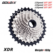 GOLDIX XDR 12-biegowa kaseta 28T 33T 36T Ultralekka kaseta K7 12V dla Sram XDR Electronic Shifting r9270 r8170