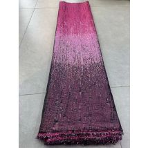 African Jacquard Organza Brocade Fabric Nigerian Damask Tulle Mesh Gilding Lace French Net Material Brocard Tissu Sewing Dress