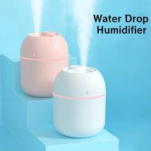 220ML Mini Aroma Öl Diffusor USB Wasser Tropfen Stumm Luftbefeuchter mit LED Lampe Desktop Indoor Hause Auto Tragbare luft Zerstäuber