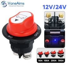 DC32V Car Battery Disconnect Switch Power Isolator 50A 100A 200A 300A Cut Off Rally Switch 12v 24v for Car Motorcycle Truck Boat