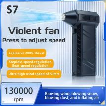 Turbo-Jet-Lüfter Violent Fan S7 Leistungsstarkes Luftgebläse 200 W Hochleistungs-Mini-Turbo-Jet-Lüfter 140000   RPM Strong Winds Turbo