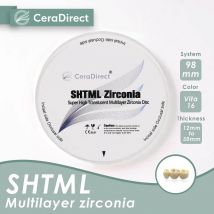 Zirkonoxidblöcke SHT-ML mehrschichtiges 98-mm-Open-System Ceradirect für Verkaufsförderung im Dentallabor CAD/CAM