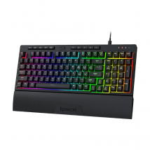 Redragon K515 Shiva RGB-Membran, Gaming, 98 Tasten, mechanisch, abnehmbare Handgelenkauflage, glatte lineare Schaltertastatur