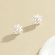 Multi-Perlen-Set zarte und elegante Damen Perlen ohrringe Kupfer hypo allergene Ohrringe für den täglichen Urlaub