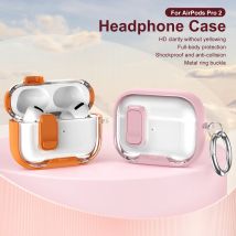 For Apple AirPods Pro 3 Case With Phone Holder Headphone Cover For AirPods Pro2 4th Cases Security Lock Earphone Coque Sleeve