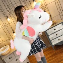 25-100 CM Formato Gigante Unicorno Peluche Morbido Farcito Del Fumetto Unicorno Bambole Animale Cavallo Regalo Di Compleanno di Alta Qualità