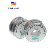 265m 8 Color 30AWG Jump Wire Wrapping Tinned Copper Solid PVC insulation Single Strand Copper Cable Ok Wire Electrical Wire XF30