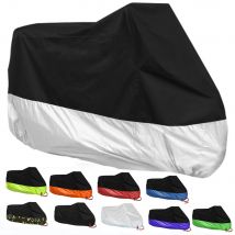 190T Czarny Niebieski Wodoodporne pokrowce na motocykle Silniki Kurz Deszcz Śnieg UV Pokrowiec ochronny Wewnątrz Na zewnątrz M L XL XXL XXXL 4XL