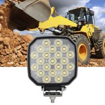 105W 5 Inch Trator Work Light 15750Lms Excavator Flood Light Offroad Lighting fits Farm Tractor Engineer Truck 12/24V
