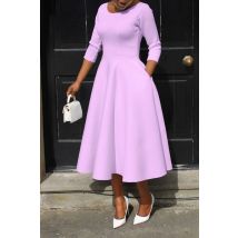 Elegant Evening Maxi Dress Women Solid O Neck High Waist 2023 Party Wedding Cocktail Birthday Long Dresses Women