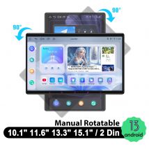 JOYING Aggiornamento 10.1 "15.1" Grande Schermo Universale Autoradio Stereo Doppio Din Unità Frontale Lettore Multimediale Con Schermo Rotato Manuale