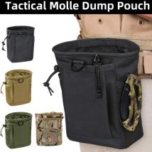 Borsa per munizioni con coulisse Molle per esterni Cintura multiuso regolabile Marsupio per fianchi Marsupio per munizioni per esterni Borsa per munizioni