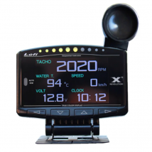 Lufi X1 Gauge Automobil Smart OBD 2 Auto Meter Tachometer Mini Lufi X1 digitale Öldruck Turbine Auto Gauge OBD 2 Monitor 1