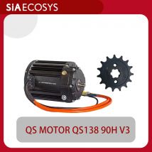 QS MOTOR QS138 90H V3 4000W Getriebe-Mittelantriebsmotor 1:2,35 Verhältnis für elektrisches Dirt Bike ATV Motorrad