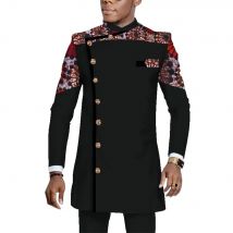 Neue Afrikanische Anzüge Männer Dashiki Outfits Langarm Hemd Anzug Ankara Hosen Plus Größe 2 Stück