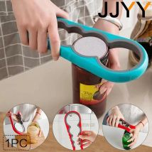 JJYY Apriscatole da cucina multifunzionale per la casa Antiscivolo Twist Apribottiglie Strumento per l'apertura del coperchio Forniture da cucina