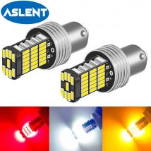 2 pezzi P21W LED 1156 Ba15s PY21W BAU15S 1157 P21/5W BAY15D 7440 7443 3157 Indicatori di direzione Stop Parcheggio DRL Luci di marcia diurna 12V