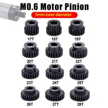 Übertreffen Hobby m2.5 5mm 17t 18t 19t 20t 21t 22t 23t 24t 25t 26t 27t 28t schwarzes Stahl ritzel motor Metall getriebe für 0,6 rc auto