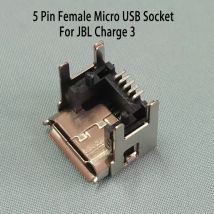2-10PCS Female USB 5P Micro USB Charging Port Connector For JBL Charge 3 Bluetooth Speaker USB Tail Plug Socket 5Pin Mother USB
