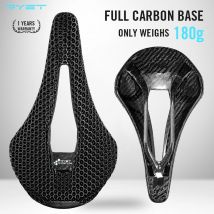 RYET 3D Gedruckt Fahrrad Sattel Straße MTB Ultraleicht Voll Carbon Mountain Racing Sitzkissen Für Männer Frauen Radfahren Fahrrad Teile