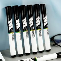 M&G 10 Stück Whiteboard-Marker, schwarze, trocken abwischbare Marker, feine Spitze für Kinder, perfekt für das Klassenzimmer