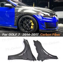 Real Carbon Fiber Front Fender Auto Zubehör Auto Front Vent Fenders Body Kits für Volkswagen VW VII Golf 7 MK7 Rline GTI R FRP