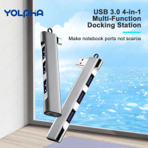 4-portowe koncentratory Hi-Speed Szybki 4-portowy rozdzielacz USB 3.0 Multi HUB Rozszerzenie do komputera stacjonarnego Adapter do laptopa