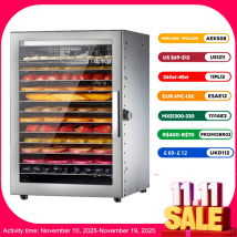 220V 110V Dry Fruit Machine Food Dehydration Dryer Fruit Dryer Commercial Stainless Steel Food Dryer Dried Vegetables Pet Snacks