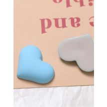 WFFNNKC 10Pcs Colorful Love Heart Resin Patch Jewelry DIY Craft Supplies Kids Hair Accessories Shoes Clothing Ornament Materials